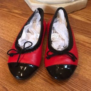 Red and Black Flats